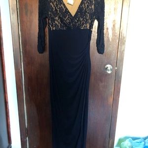 Brand new long baby blue dress